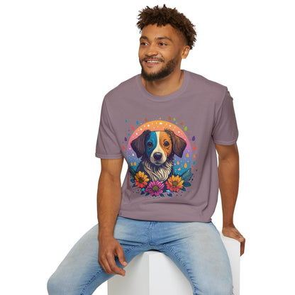 Dog Shirt Unisex Softstyle Tee 100 Percent Cotton Gildan 64000