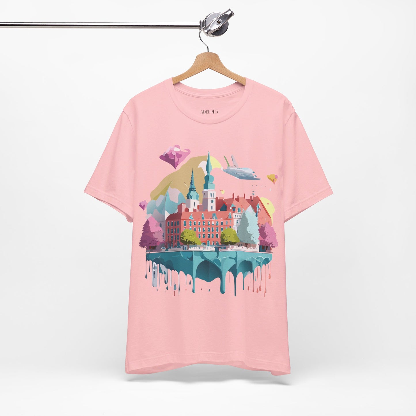 Natural Cotton Tee Shirt - Beautiful Places Collection - Warnemünde and Rostock - Germany