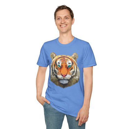 Tiger Shirt Unisex Animal Tee Gildan Softstyle 64000 Cotton Tee