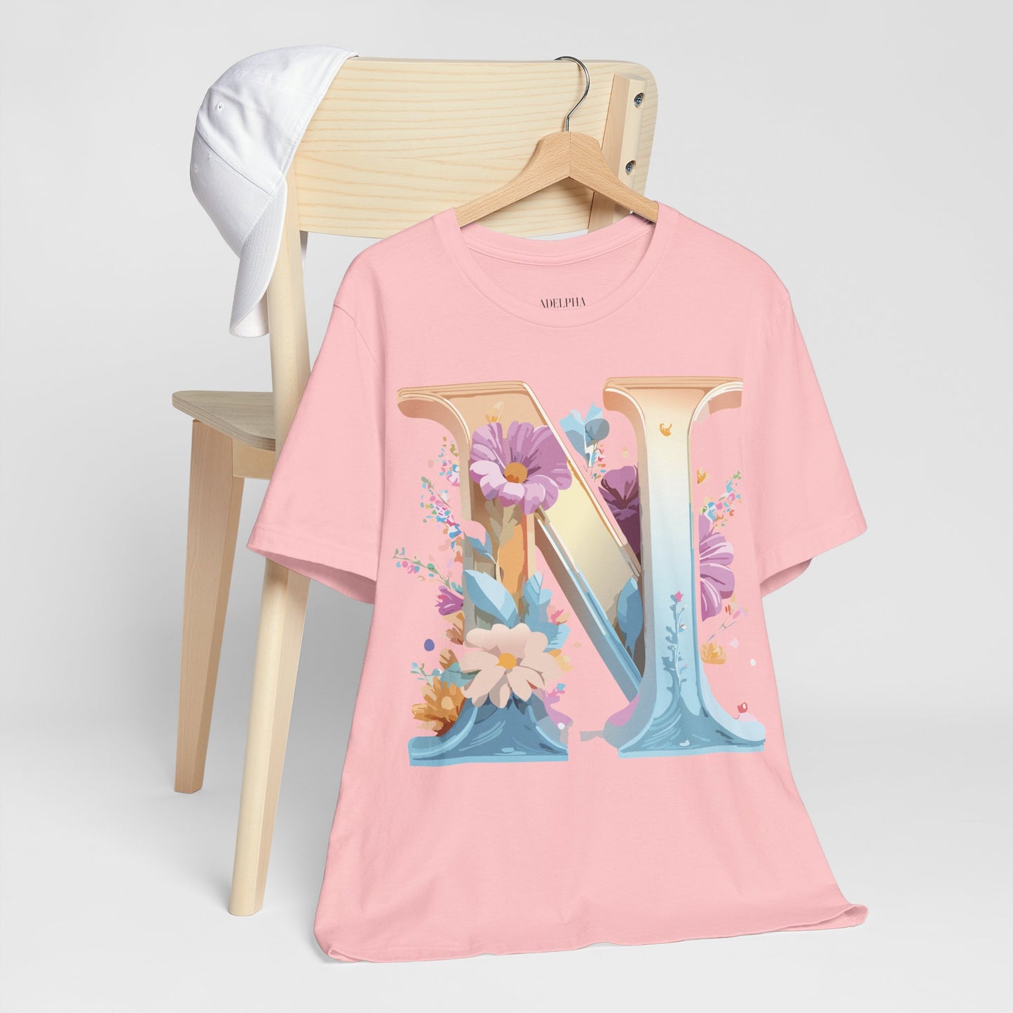 Letter Shirt, Letter N Shirt - ADELPHA