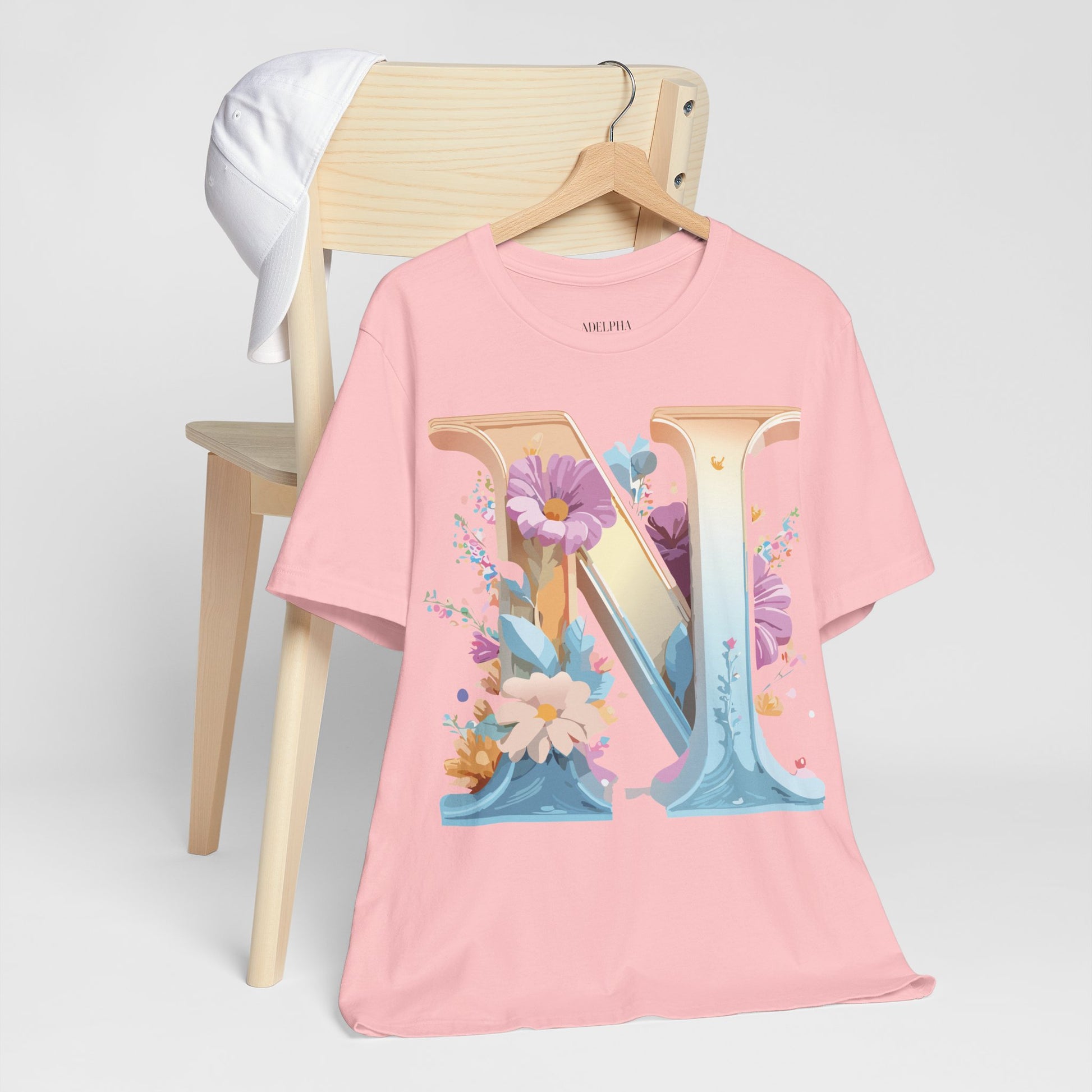 Letter Shirt, Letter N Shirt - ADELPHA
