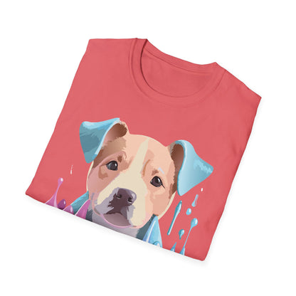 Dog Shirt Unisex Animal Tee Softstyle Gildan 64000 Cotton Tee