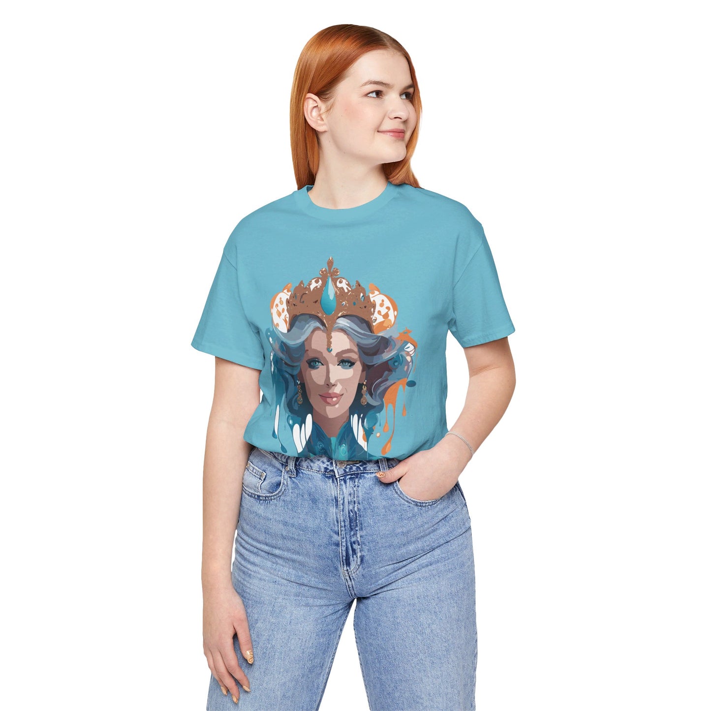 Natural Cotton Tee Shirt - Queen Collection