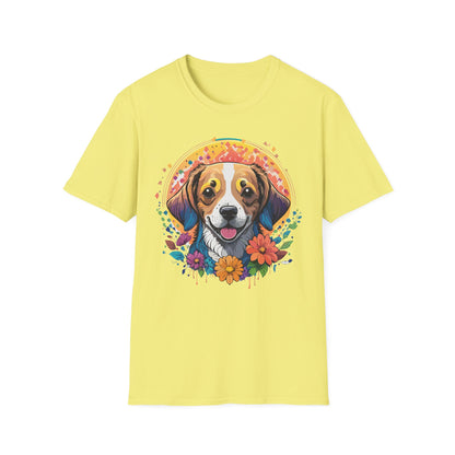 Dog Shirt Unisex Animal Tee Gildan 64000 Softstyle Ring Spun Cotton