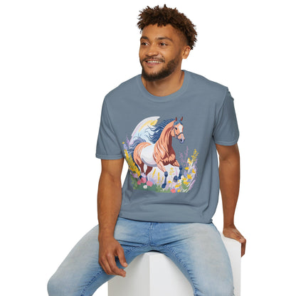 Horse Shirt Unisex Gildan Softstyle Tee 100 Ring Spun Cotton
