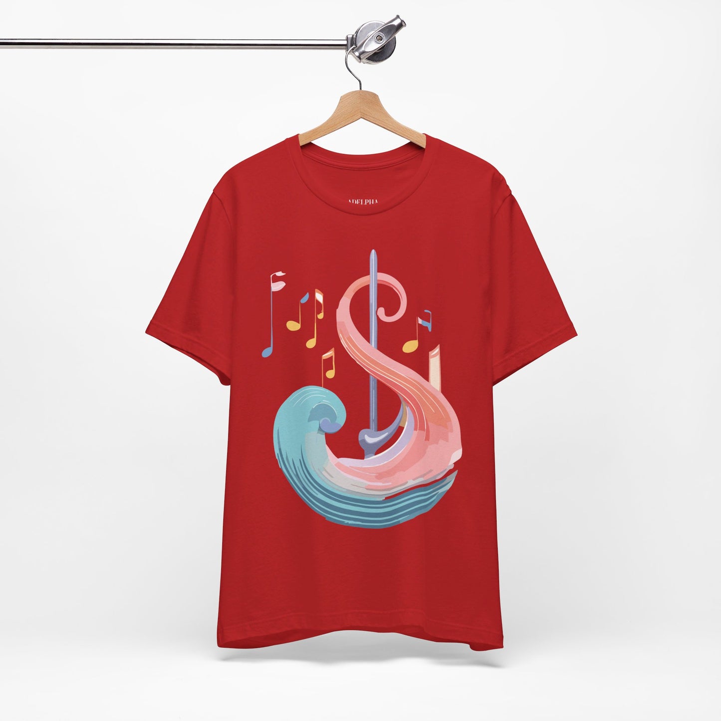 T-Shirt aus natürlicher Baumwolle – Musikkollektion