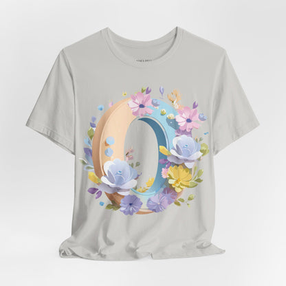 Natural Cotton Tee Shirt - Letters Collection - O Printify