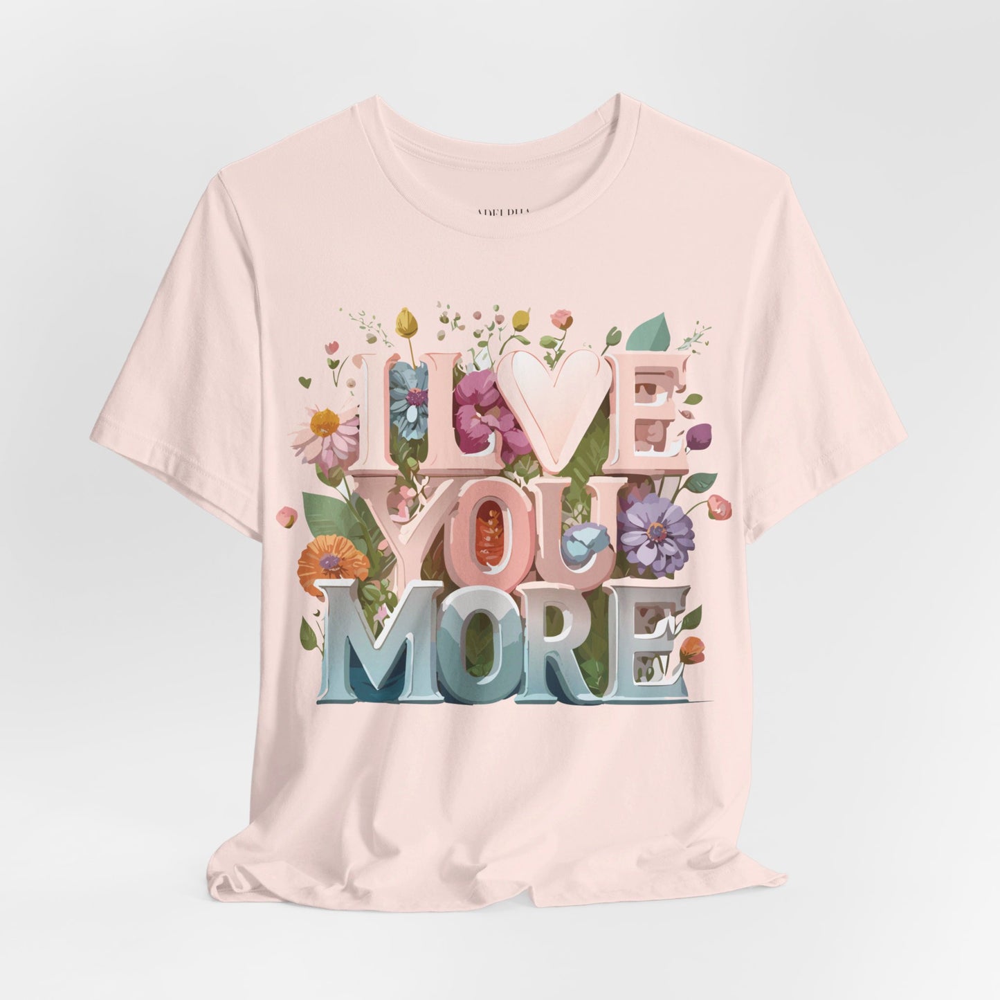 T-Shirt aus natürlicher Baumwolle – Love Story-Kollektion