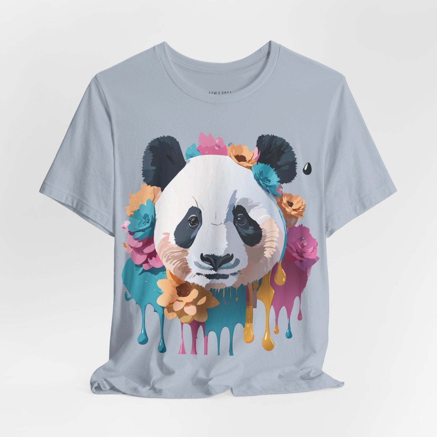 T-Shirt aus natürlicher Baumwolle mit Panda