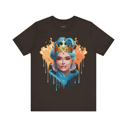 T-Shirt aus natürlicher Baumwolle – Queen Collection