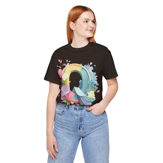 Letter Shirt, Letter Q Shirt - ADELPHA