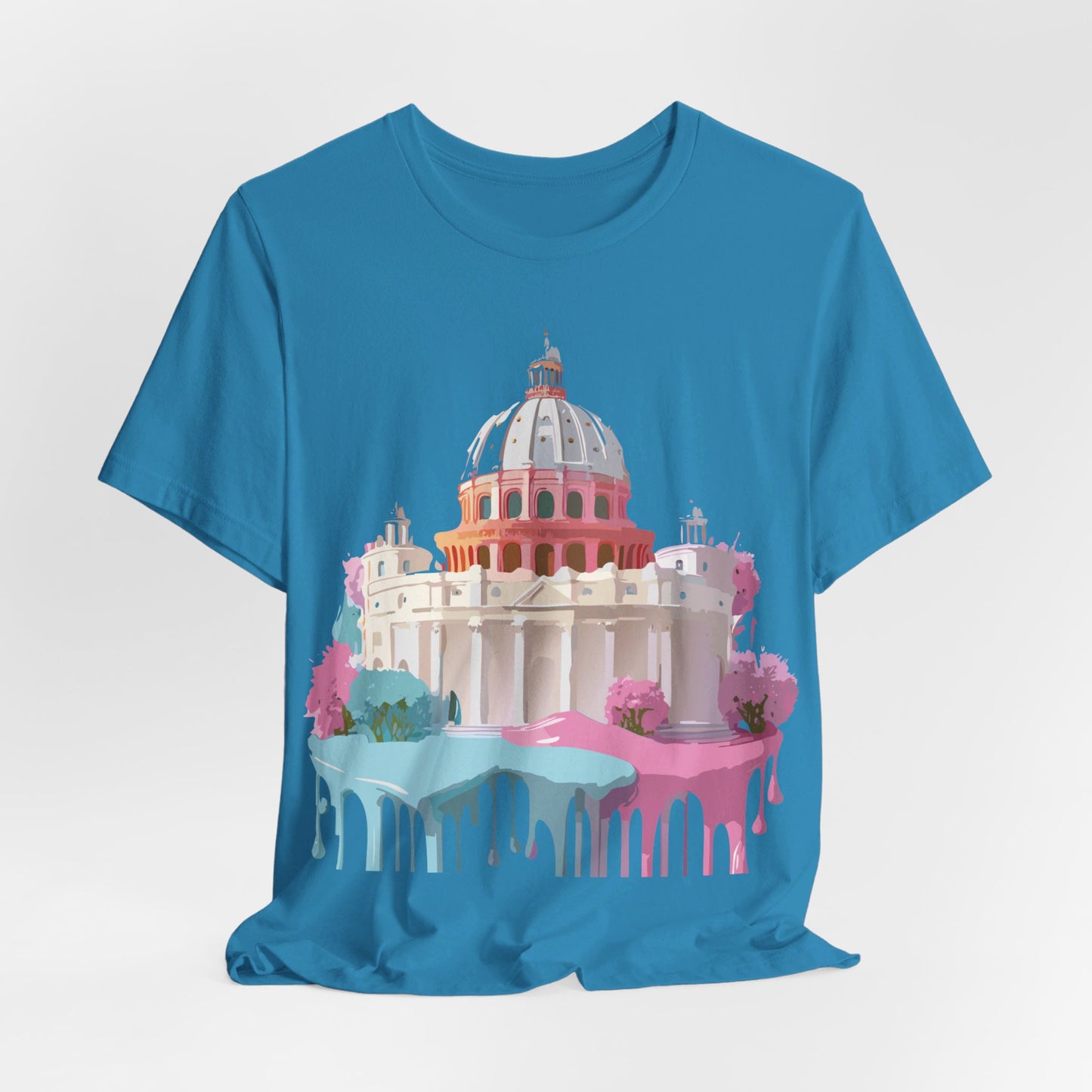 Natural Cotton Tee Shirt - Beautiful Places Collection - Rome