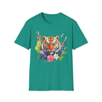 Tiger Shirt Unisex Gildan Softstyle Tee 100 Percent Ring Spun Cotton
