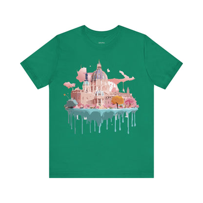 Natural Cotton Tee Shirt - Beautiful Places Collection - Vienna Printify