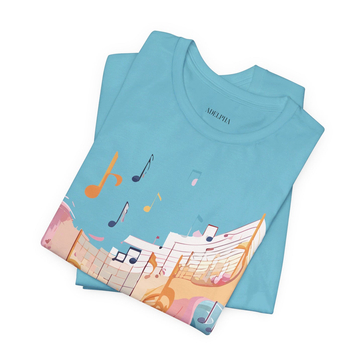 T-shirt en coton naturel - Collection Musique