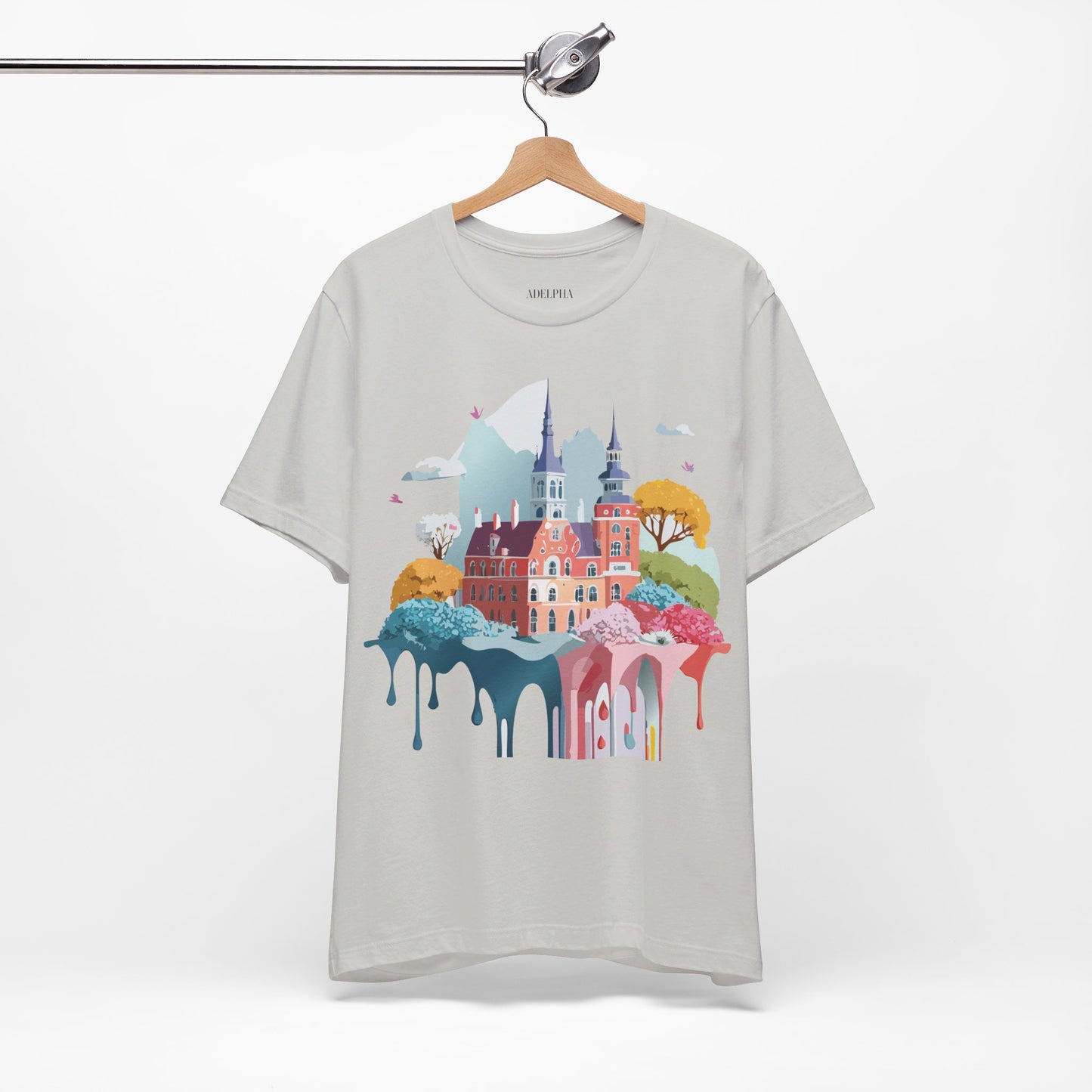 Natural Cotton Tee Shirt - Beautiful Places Collection - Warnemünde and Rostock - Germany