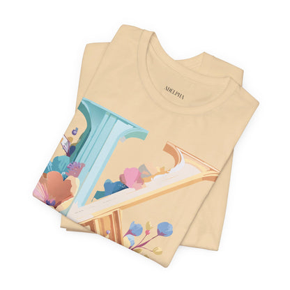 Natural Cotton Tee Shirt - Letters Collection - K Printify