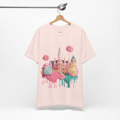 Natural Cotton Tee Shirt - Beautiful Places Collection - Vienna Printify