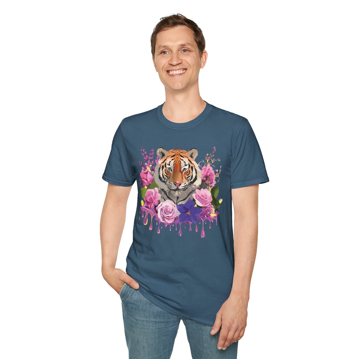 Tiger Shirt, Shirt with Tiger, Animal Tee, Shirt with Animals