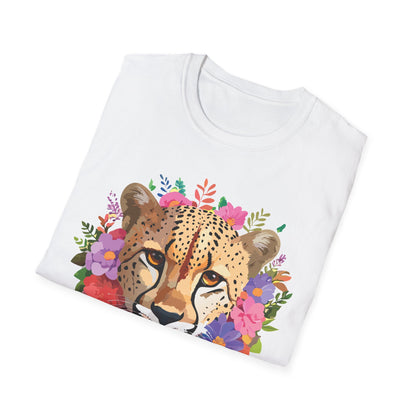 Cheetah Print Shirt Softstyle Tee Gildan 64000 100 Percent Ring Spun Cotton