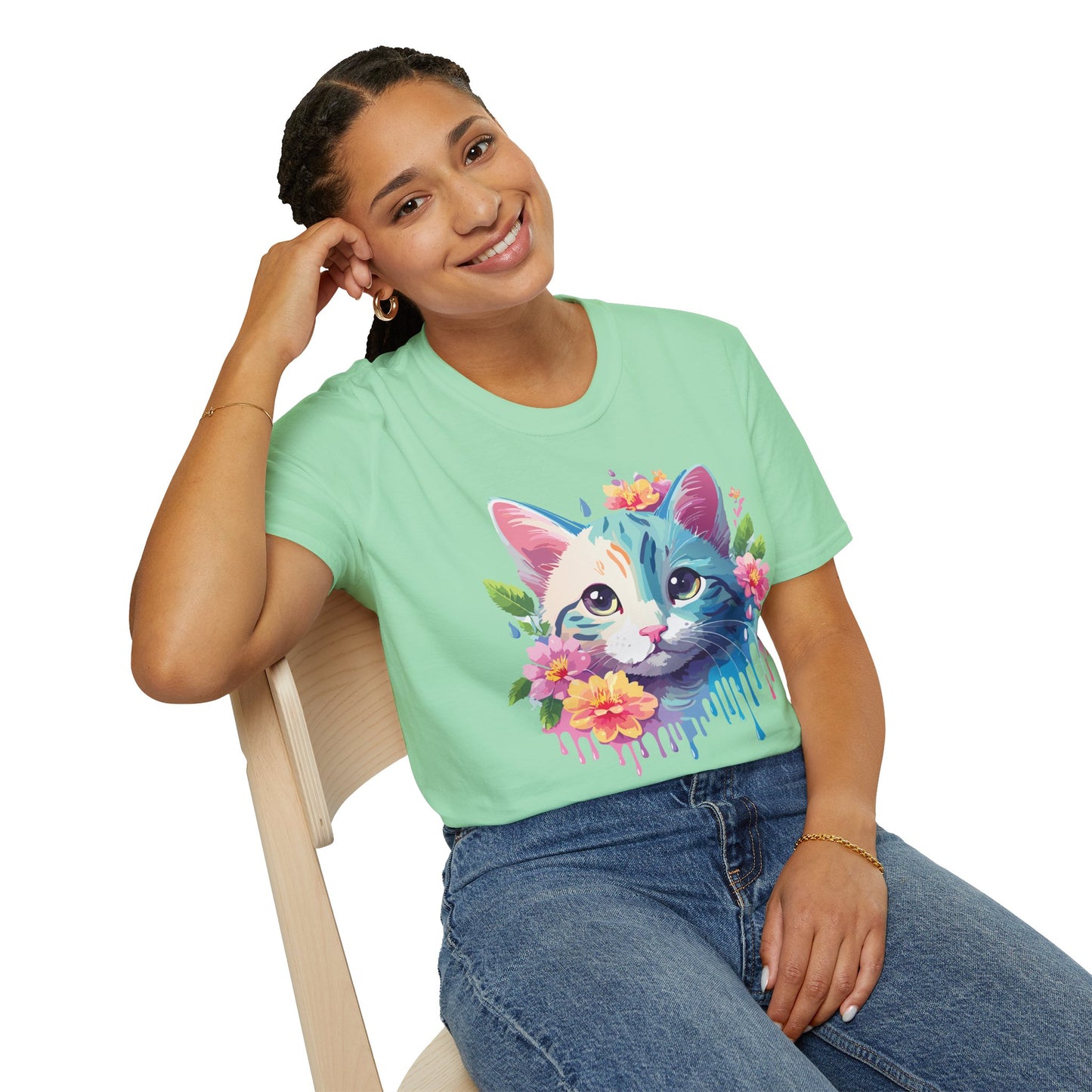 Cat Shirt, Shirt with Cat, Cats Tee, Kitten Tee