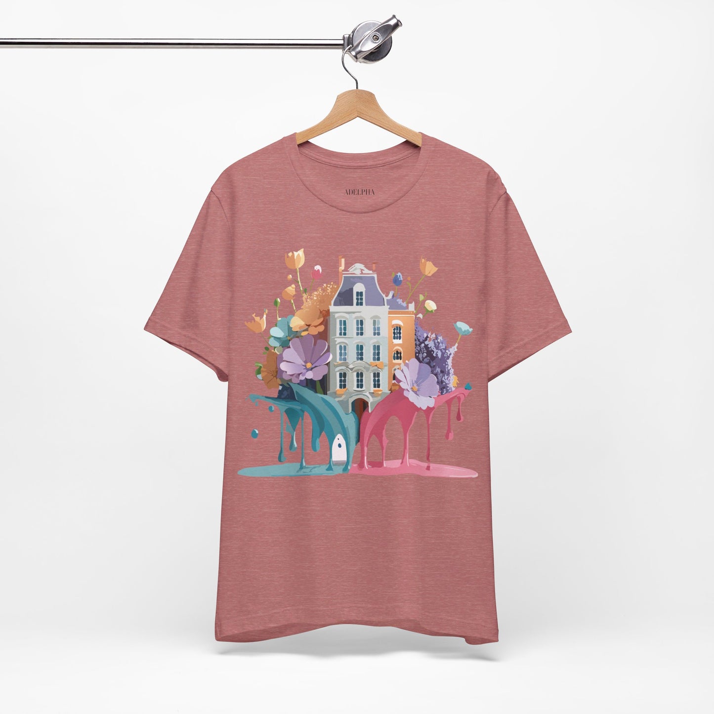 Natural Cotton Tee Shirt - Beautiful Places Collection - Amsterdam