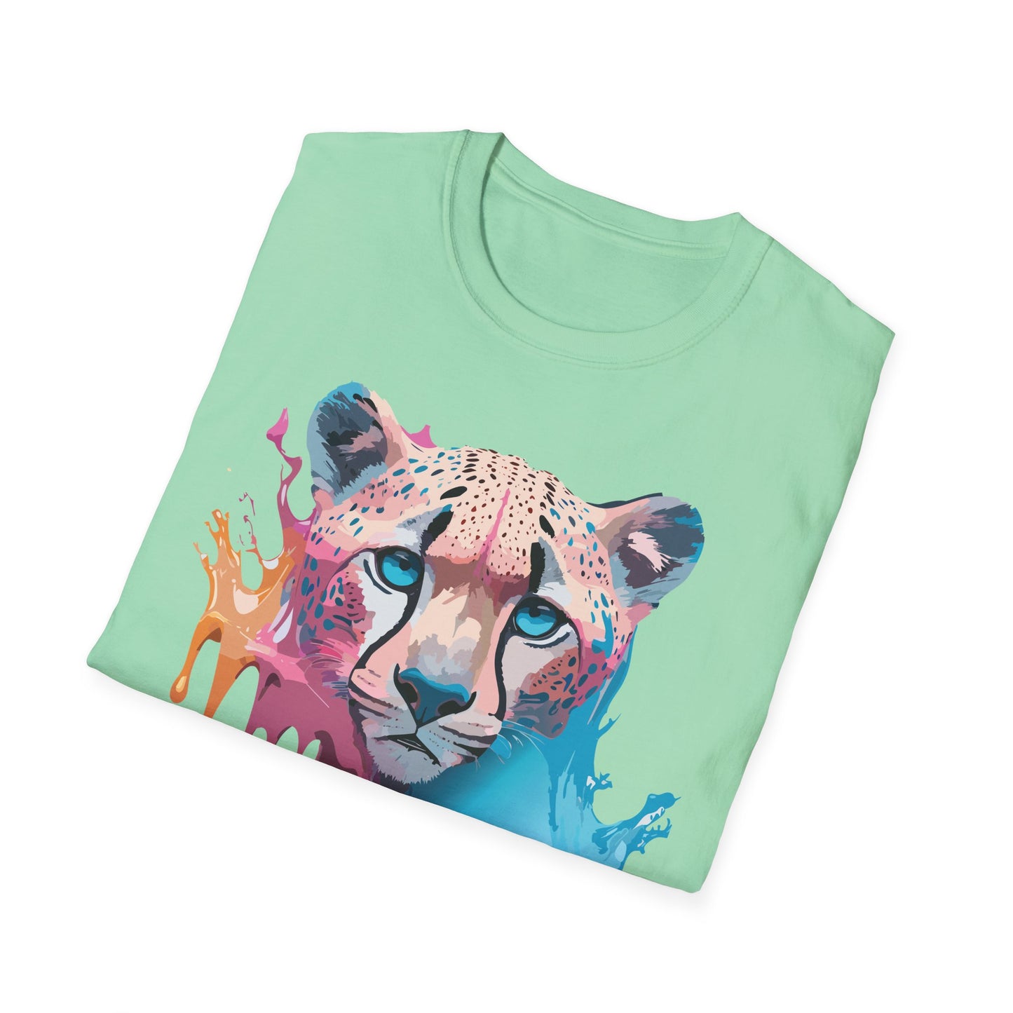 Cheetah Shirt, Shirt with Cheetah, Cheetah Tee, Shirt with Animals