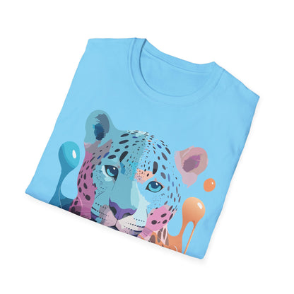 Unisex Cheetah Shirt Gildan Softstyle 64000 Short Sleeve Tee