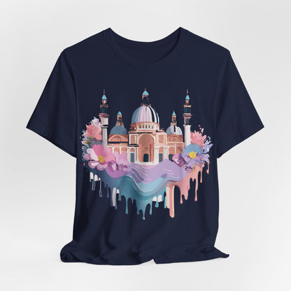 Natural Cotton Tee Shirt - Beautiful Places Collection - Venice Printify