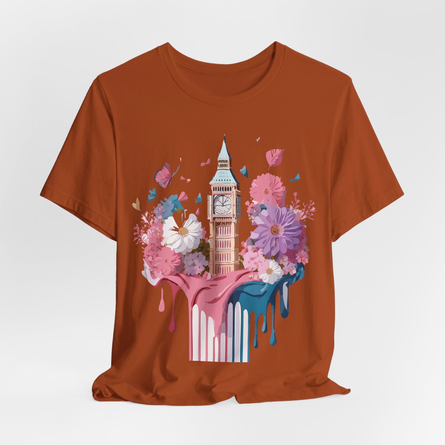 Natural Cotton Tee Shirt - Beautiful Places Collection - London