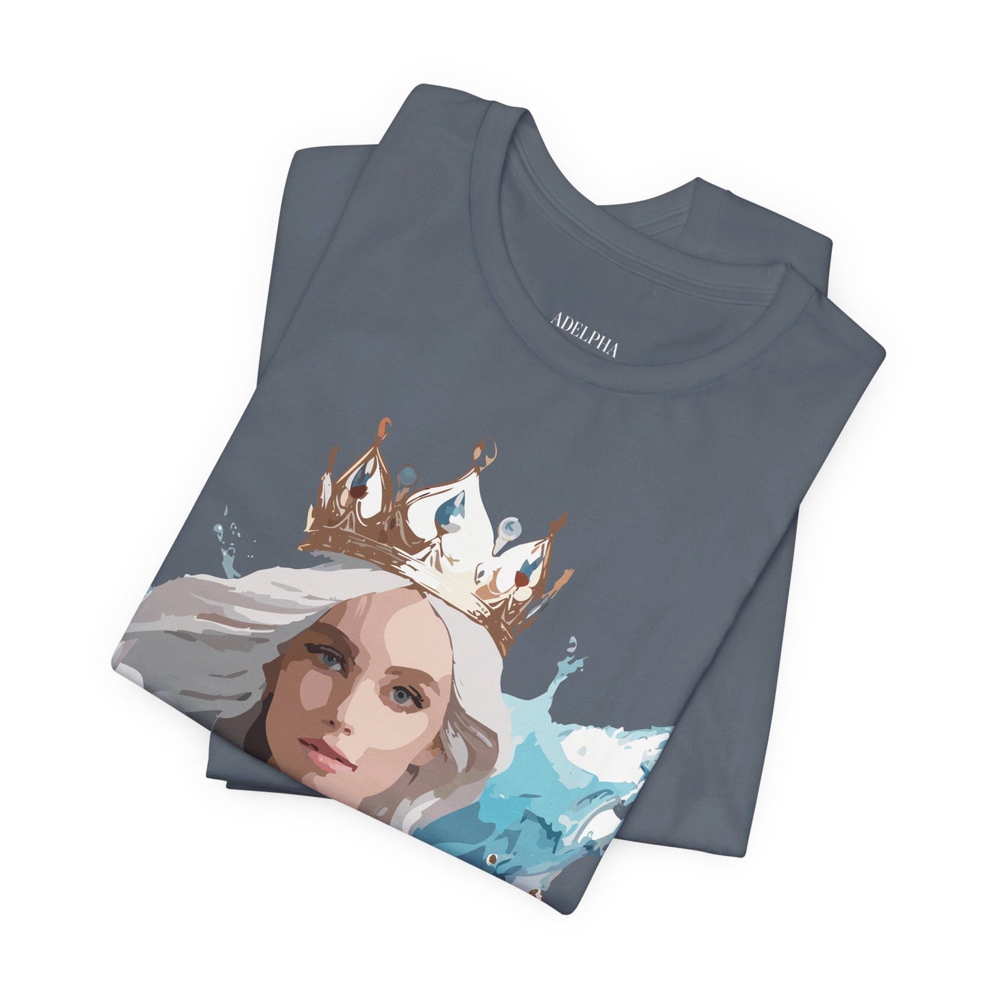 T-Shirt aus natürlicher Baumwolle – Queen Collection