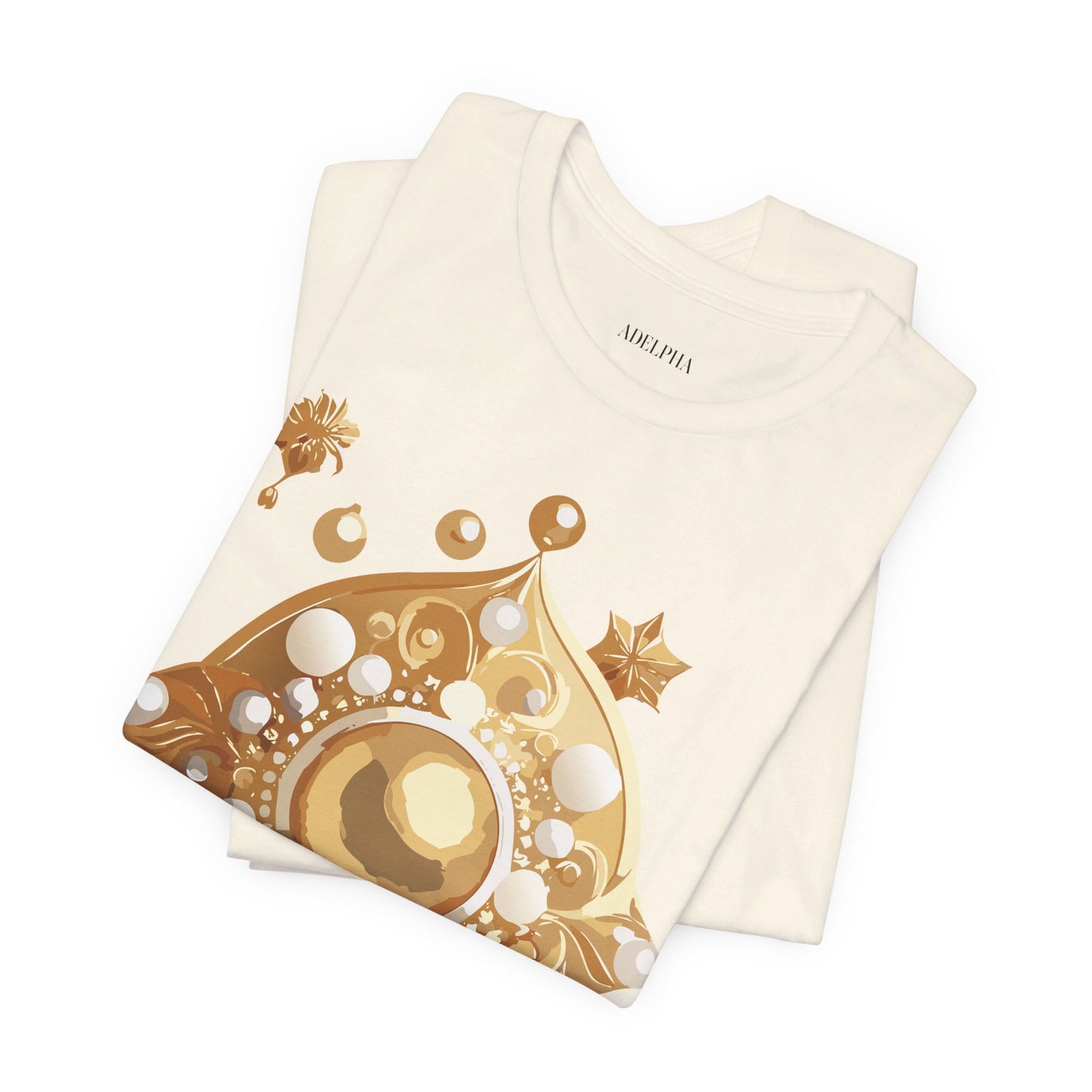 T-Shirt aus natürlicher Baumwolle – Queen Collection