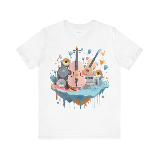 Natural Cotton Tee Shirt - Music collection