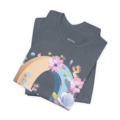 Natural Cotton Tee Shirt - Letters Collection - O Printify