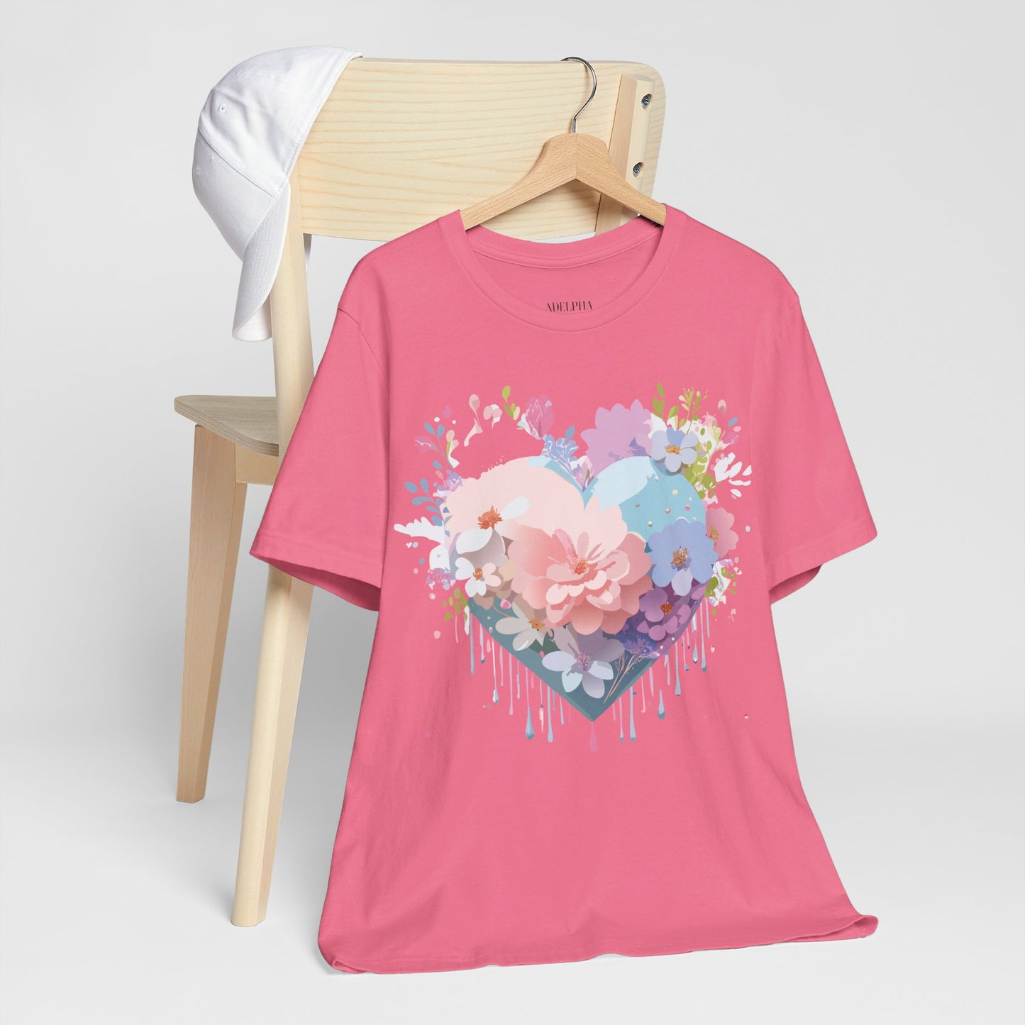 Natural Cotton Tee Shirt - Love story Collection