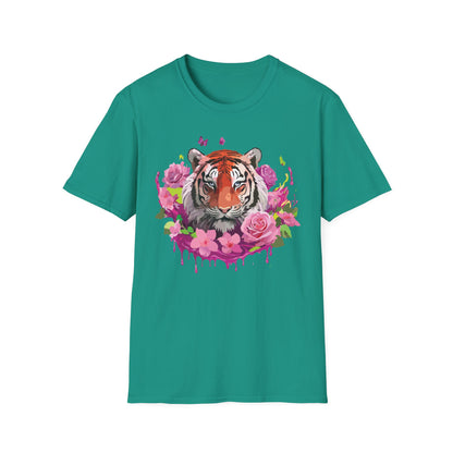 Tiger Shirt Unisex Tee Gildan Softstyle 64000 Ring Spun Cotton