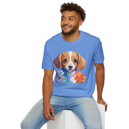 Unisex Dog Shirt Animal Graphic Tee Soft Cotton Gildan 64000