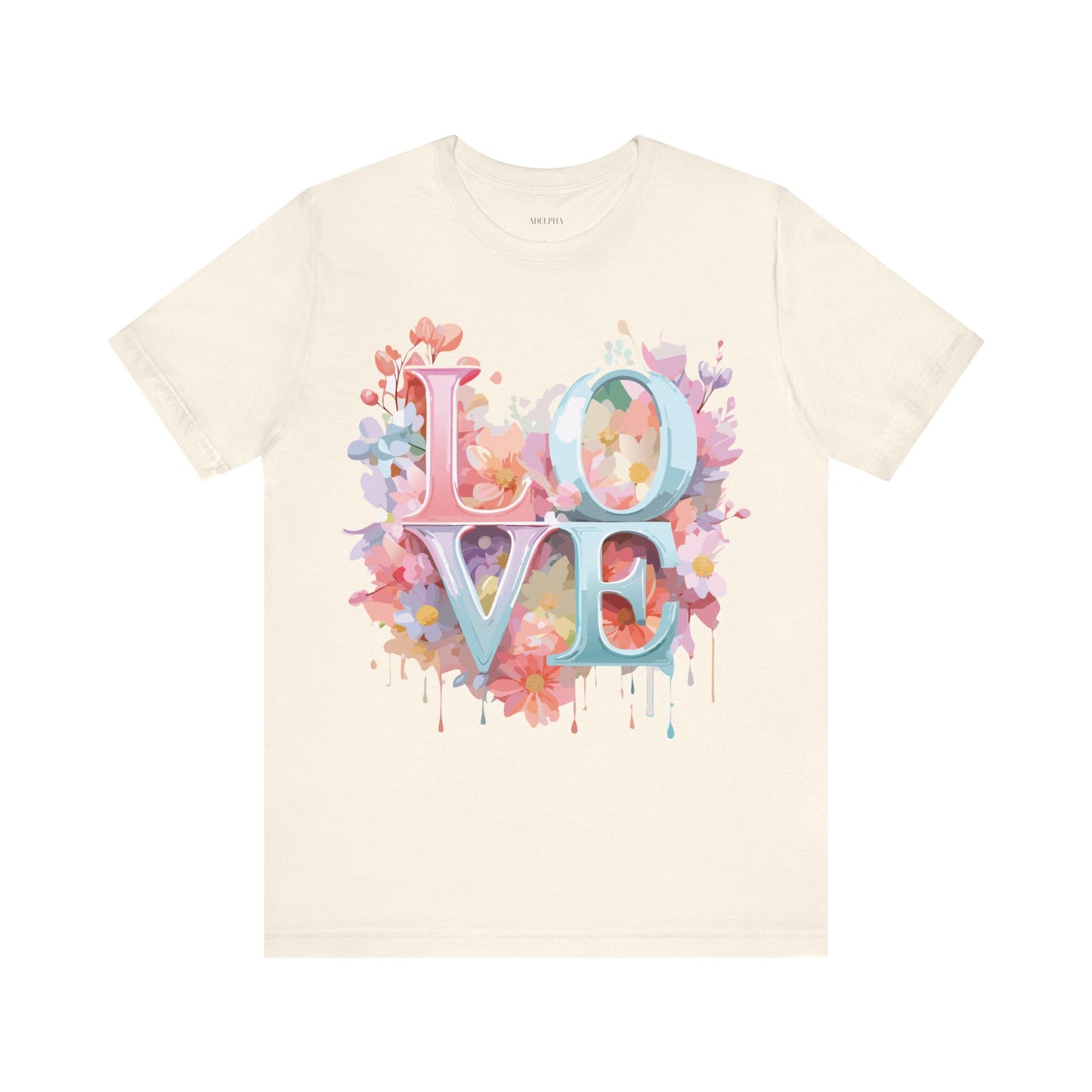 T-shirt en coton naturel - Collection Love story