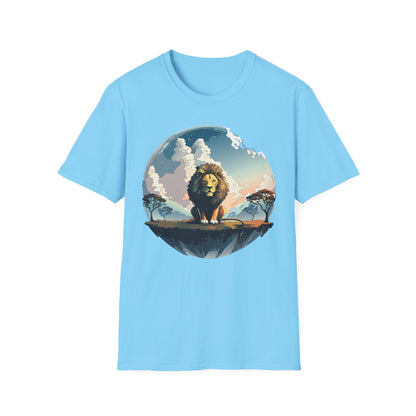Lion Shirt Unisex Animal Tee Gildan Softstyle 64000 One Hundred Percent Cotton