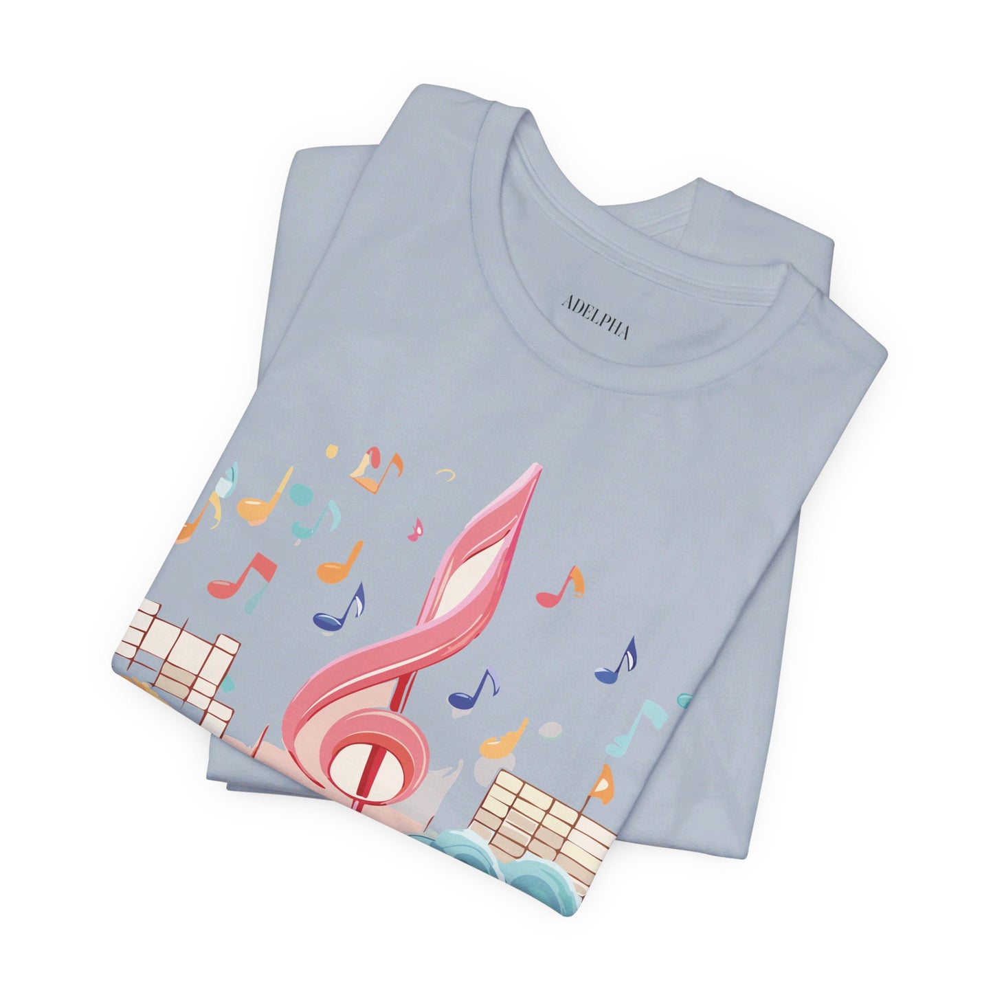 T-shirt en coton naturel - Collection Musique