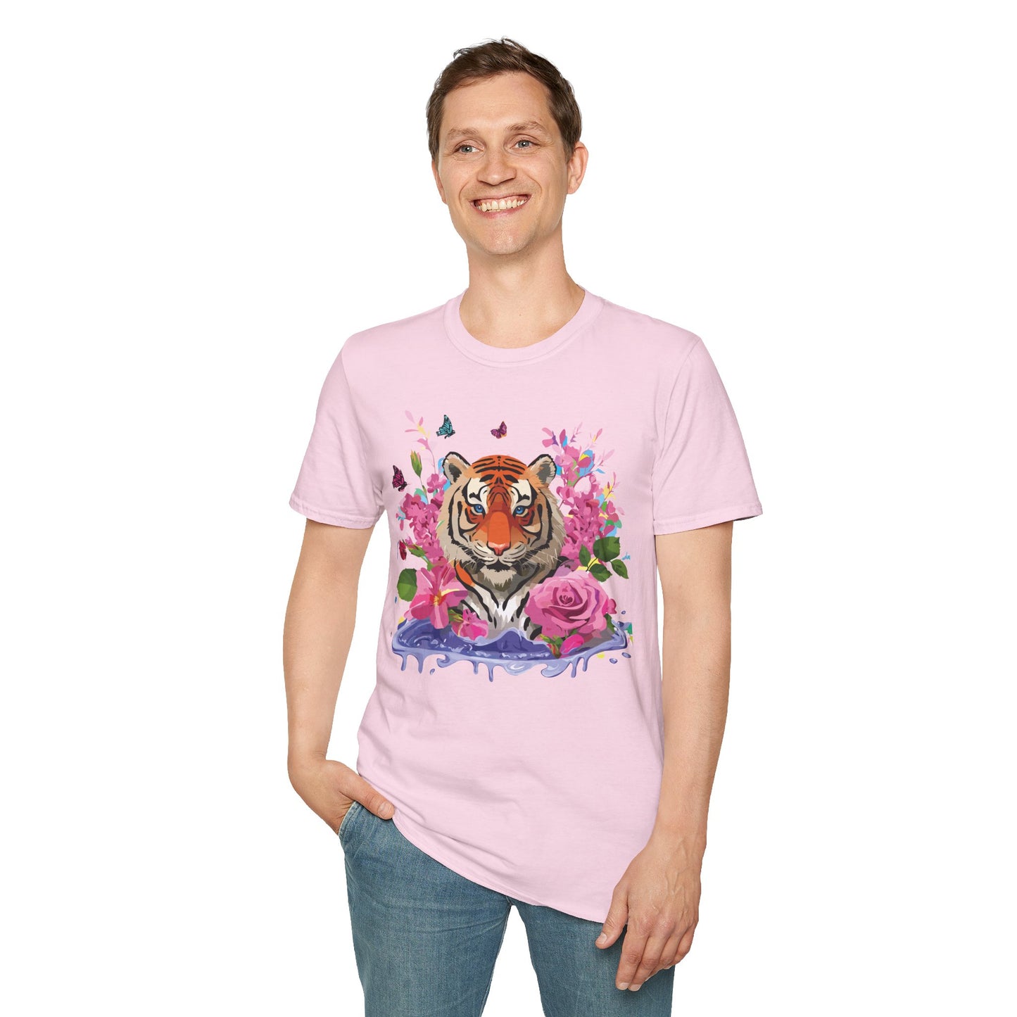 Tiger Shirt, Shirt with Tiger, Animal Tee, Shirt with Animals