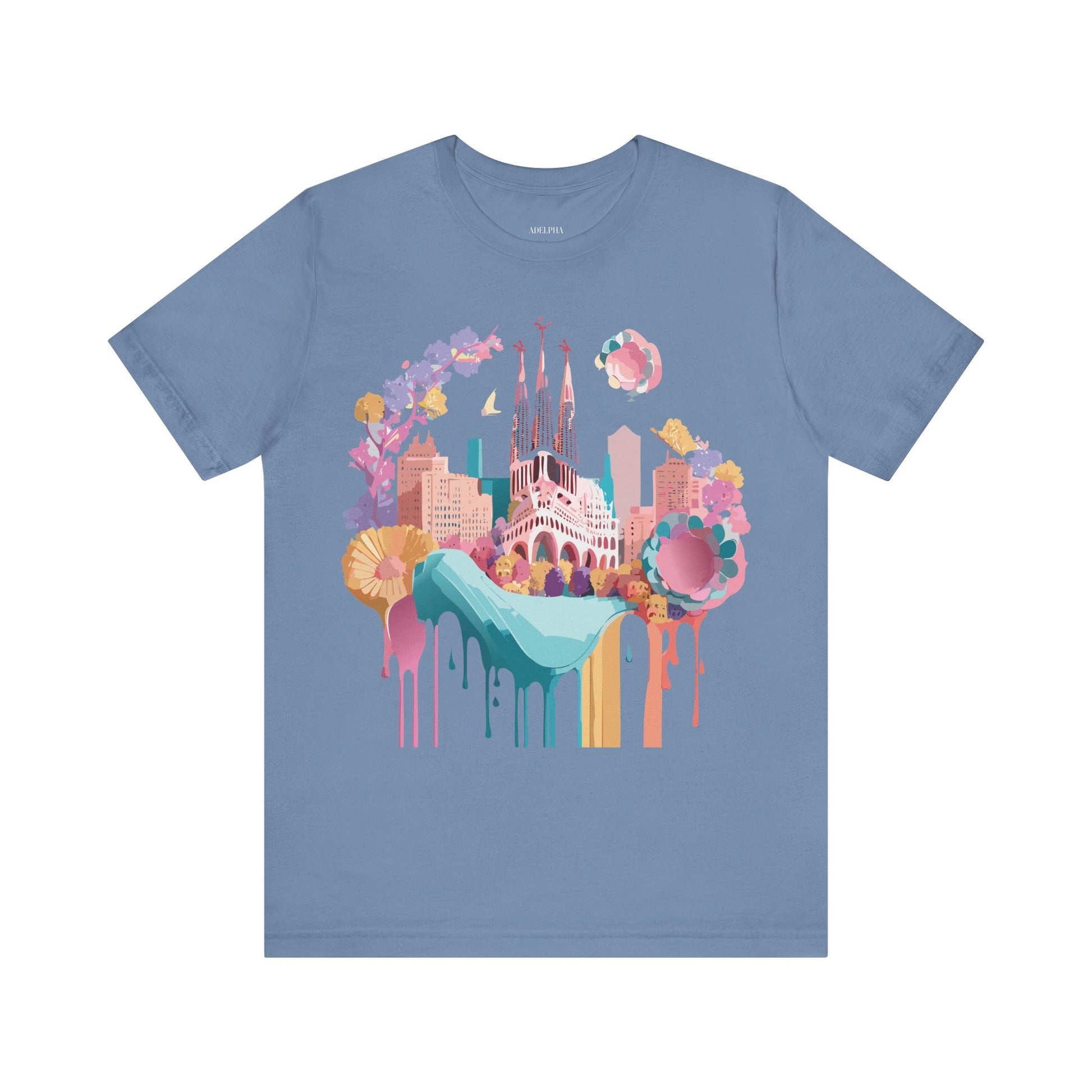 Tourist Shirt, Shirt with Barcelona - ADELPHA