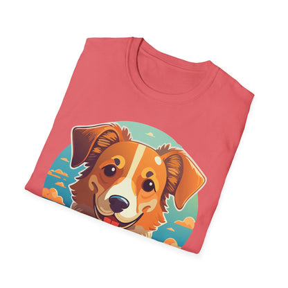 Dog Shirt Unisex Animal Tee One Hundred Percent Cotton Softstyle Gildan 64000