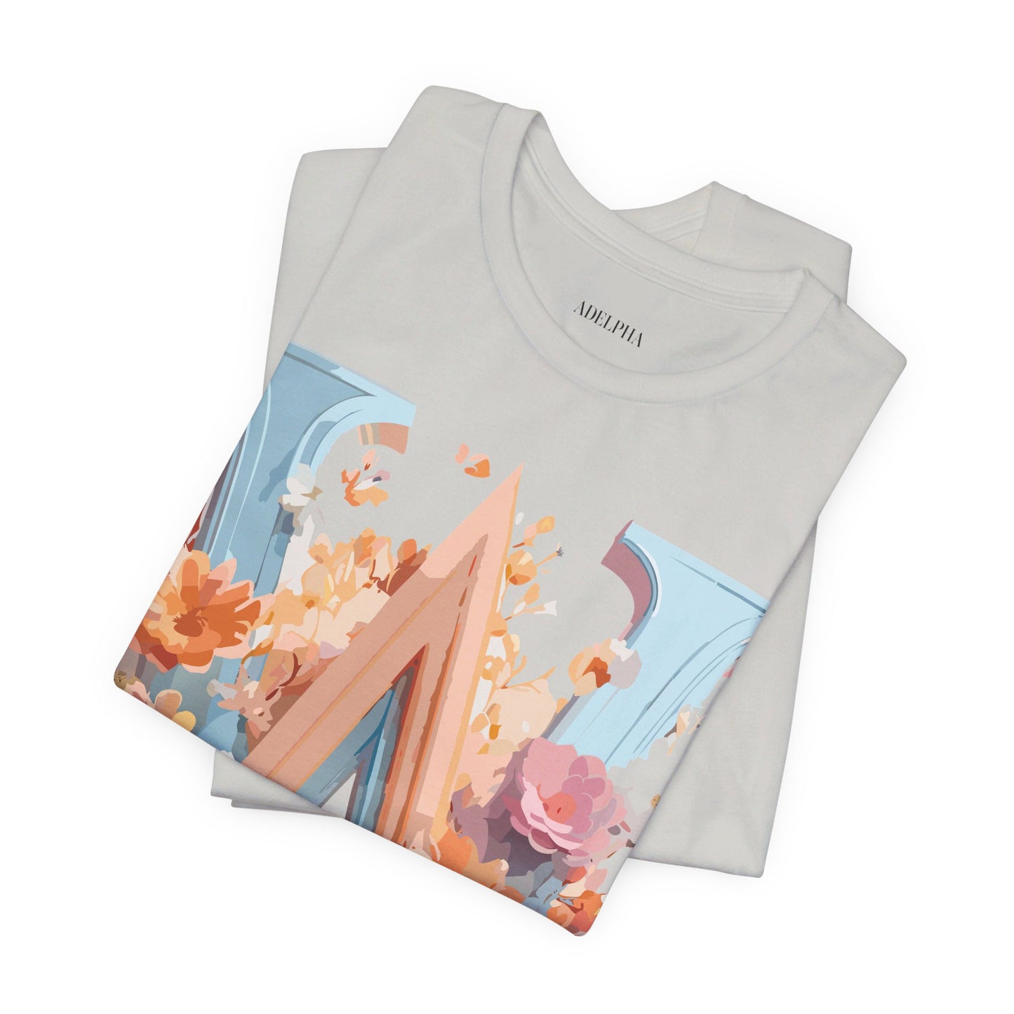 T-shirt en coton naturel - Collection Letters - W