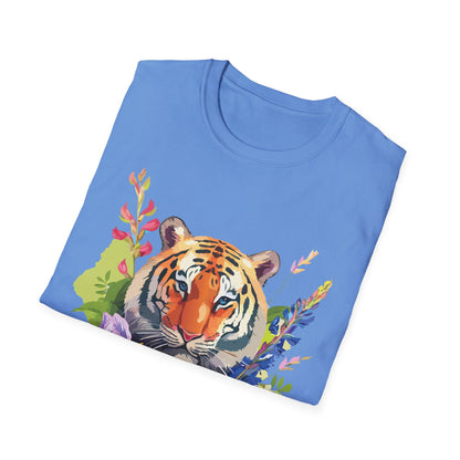 Tiger Shirt Unisex Gildan Softstyle Tee 100 Percent Ring Spun Cotton
