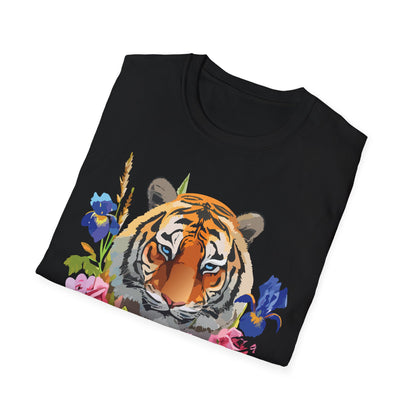 Unisex Tiger Shirt Softstyle Graphic Tee 100 Percent Cotton Apparel
