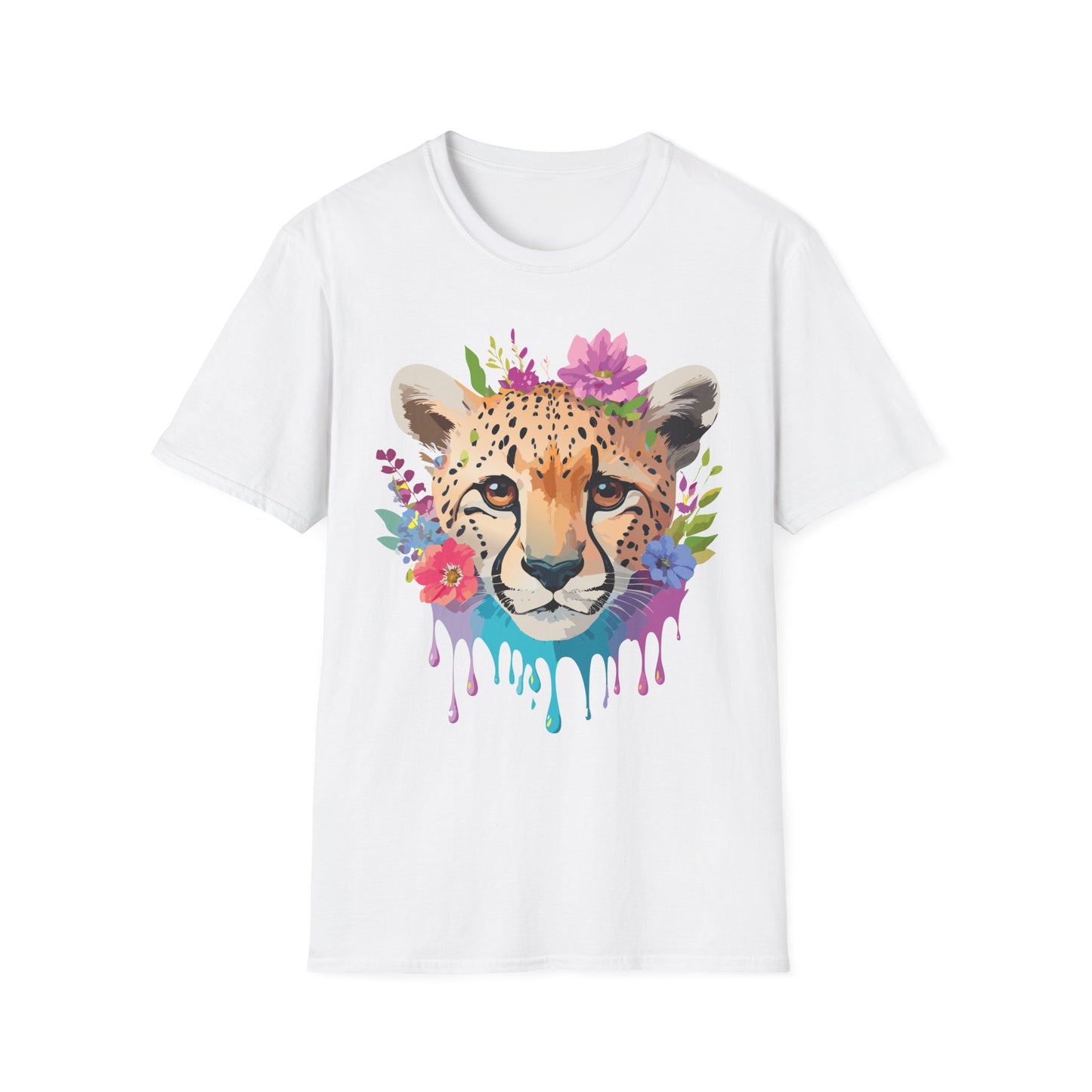 Cheetah Shirt, Shirt with Cheetah, Cheetah Tee, Shirt with Animals