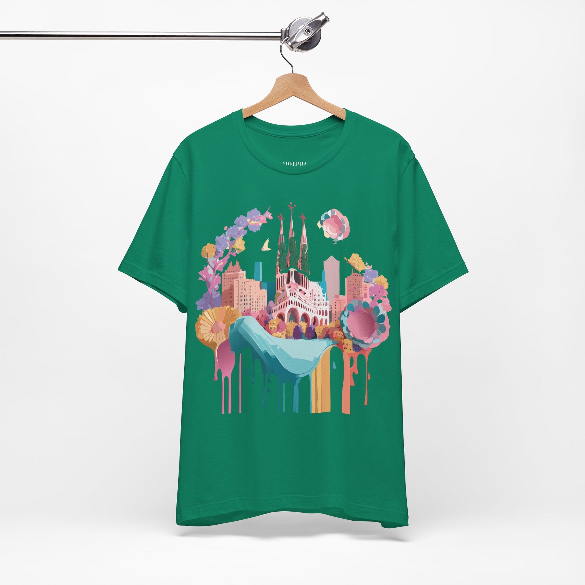Tourist Shirt, Shirt with Barcelona - ADELPHA