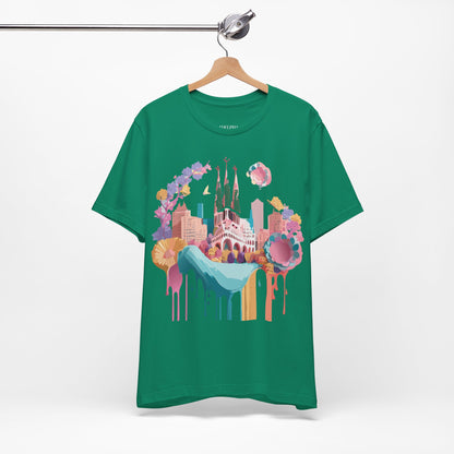 Tourist Shirt, Shirt with Barcelona - ADELPHA