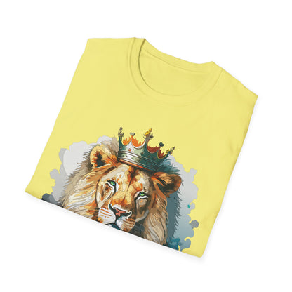 Lion Shirt Unisex Animal Tee Softstyle 64000 100 Percent Ring Spun Cotton